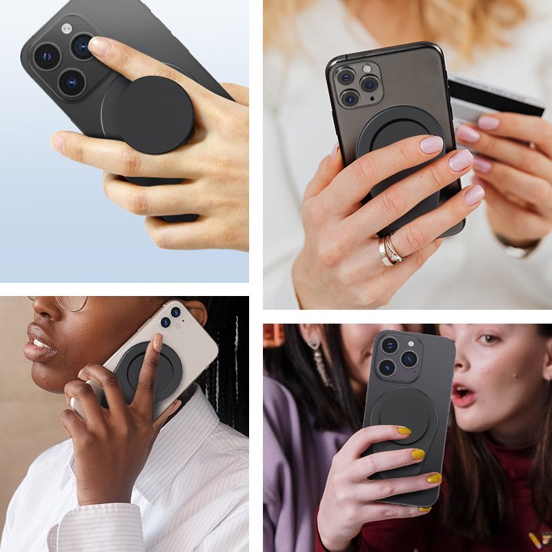 Magnet Popping Up Sockets Magnetic Griptok Phone Socket Mobile Phone Grip Tok Holder For Iphone For Magsafe