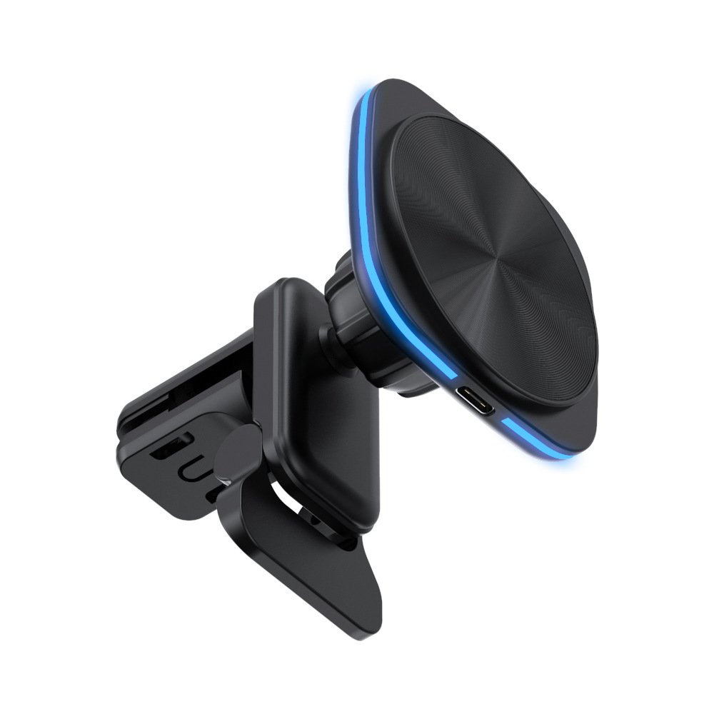 Rotate Arbitrarily Car Charger For Strong Magnetic Wireless Car Phone Holder Car Vent Phone Mount For Iphone 12/13/14