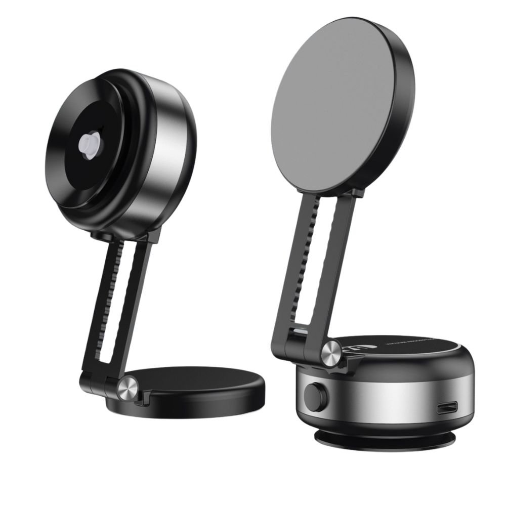 WZAUTO New Vacuum Double Side Use Suction Cup Magnetic Folding Storage Lifting Suction Cup Type Sticky Car Phone Holder
