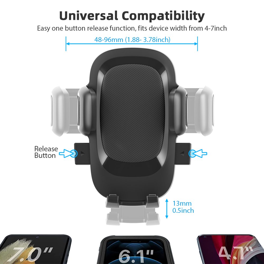 Taiworld Windshield Universal Car Mount Phone Holder 360 Degree Rotation Retractable Mounting For Dashboard Car Phone Stand
