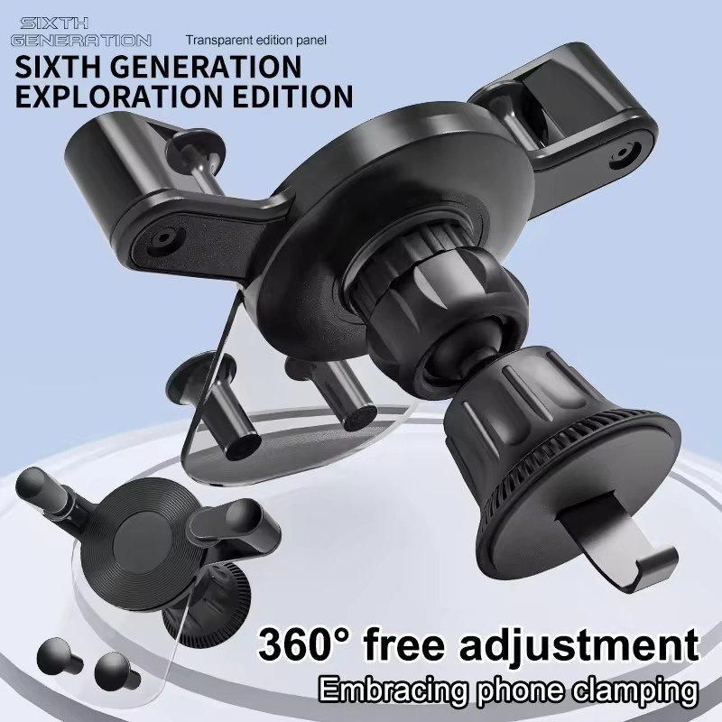 RTS 2025 Hot Selling Factory Wholesale 360 Degree Adjustment Stable Metal Hook Design Car Air Vent Phone Holder