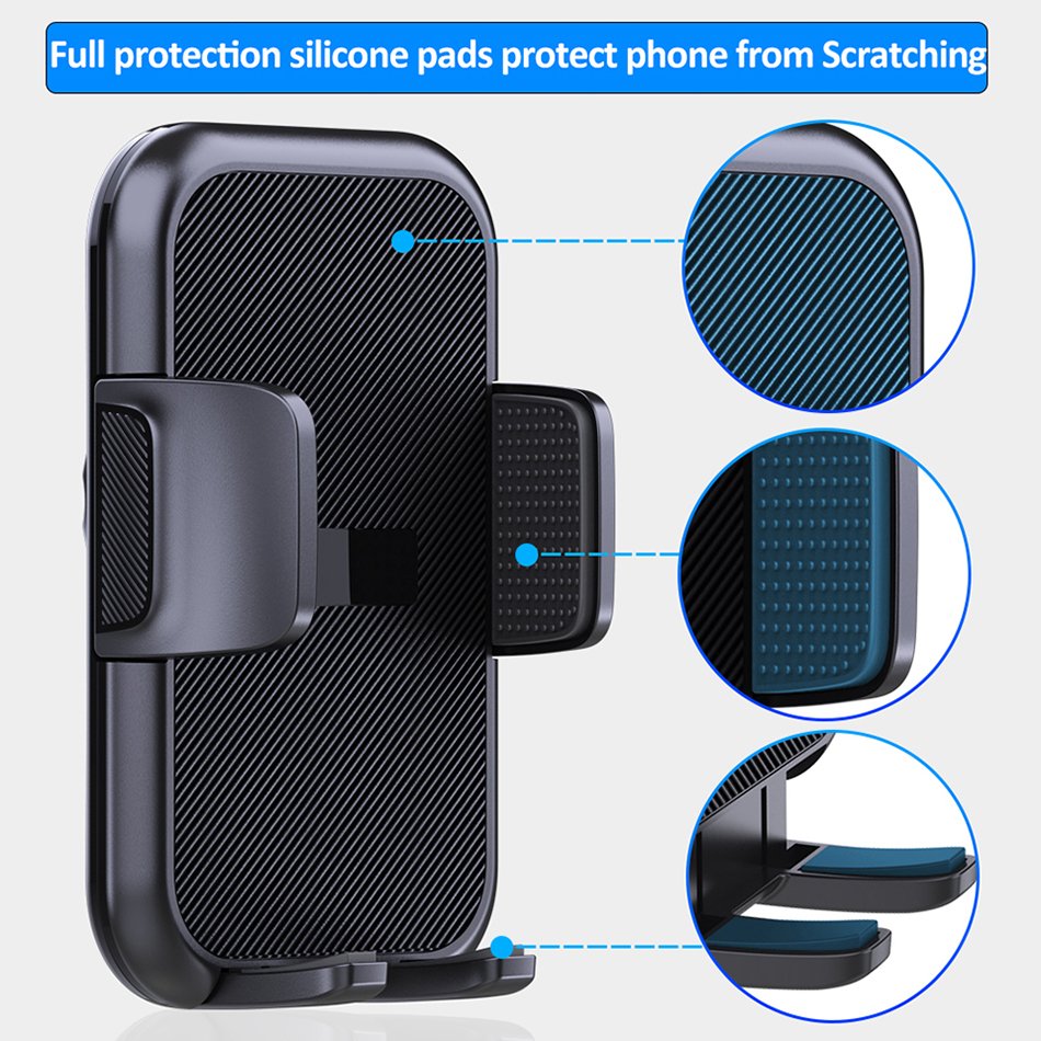 Hot selling products 2024 suction cup car phone mount 360 degree rotation cell phone holder dashboard car mount phone holder