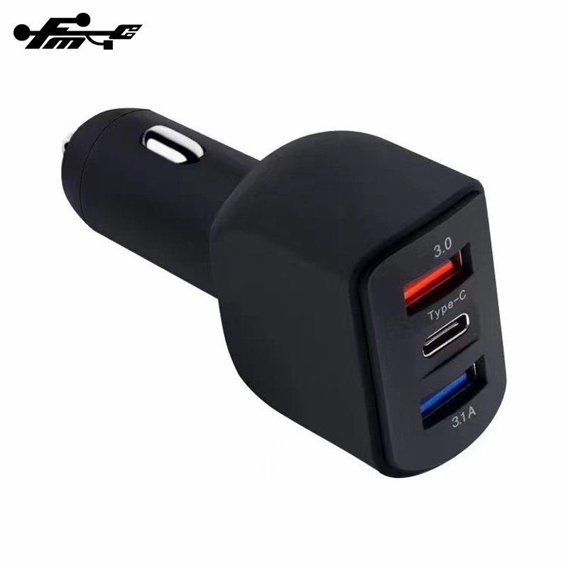 Multi 3 Ports USB Type-c Car Charger Fast Charging for Pd Car Charger DC 5V 7A Mobile Phone QC3.0 Ainope Car Charger Adapter 35W