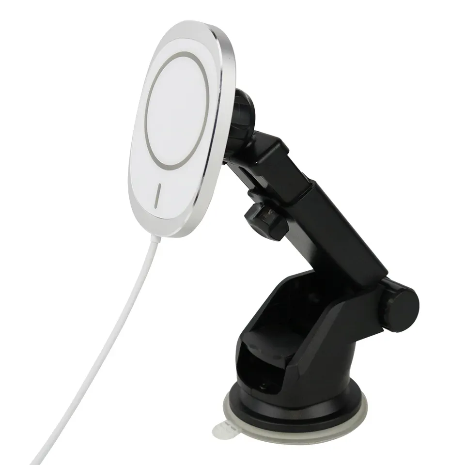vietnam &shenzhen factory price high-quality 10w 15W Wireless Magnetic Holder for Smart Magnetic Mobile Phone Car Mount