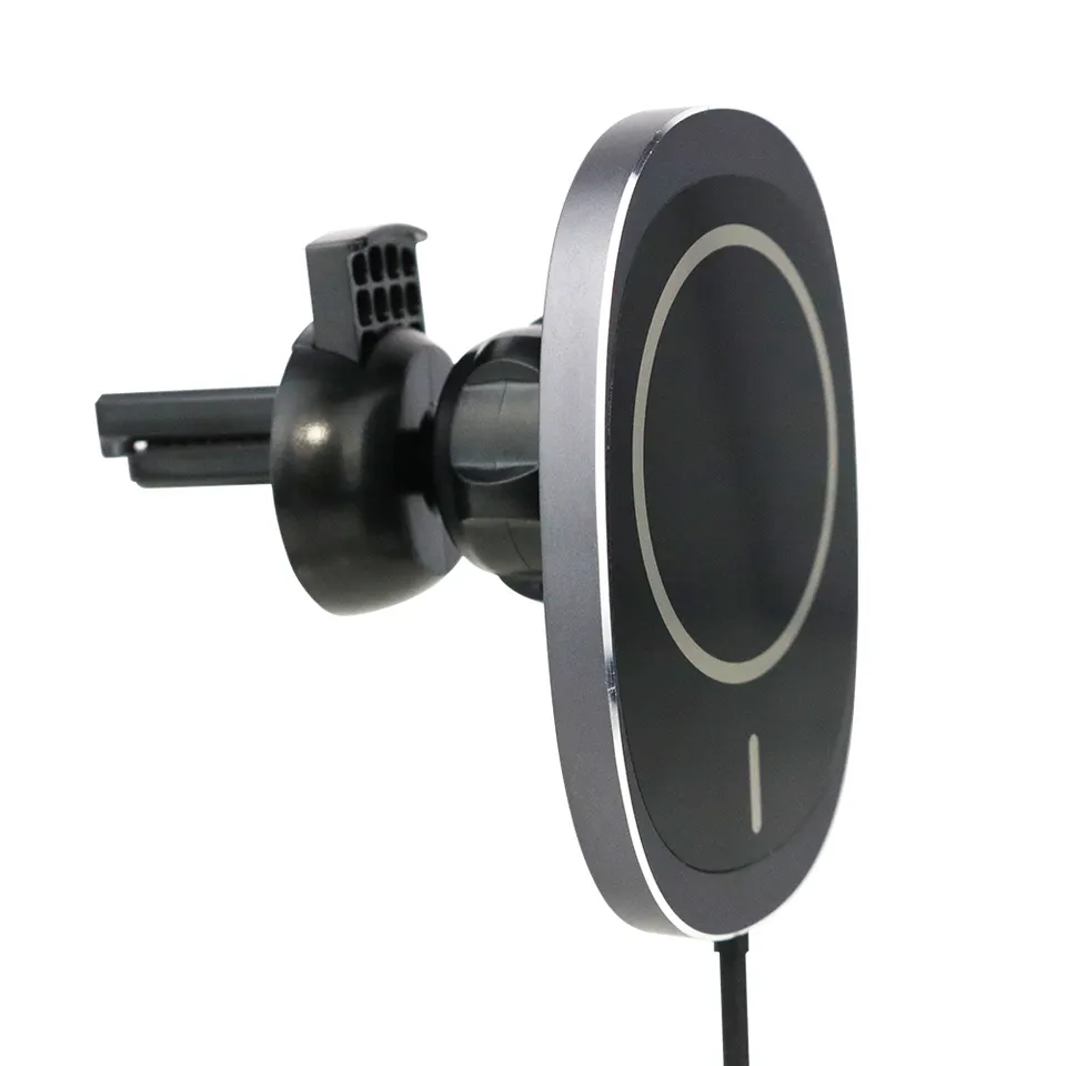 vietnam &shenzhen factory price high-quality 10w 15W Wireless Magnetic Holder for Smart Magnetic Mobile Phone Car Mount