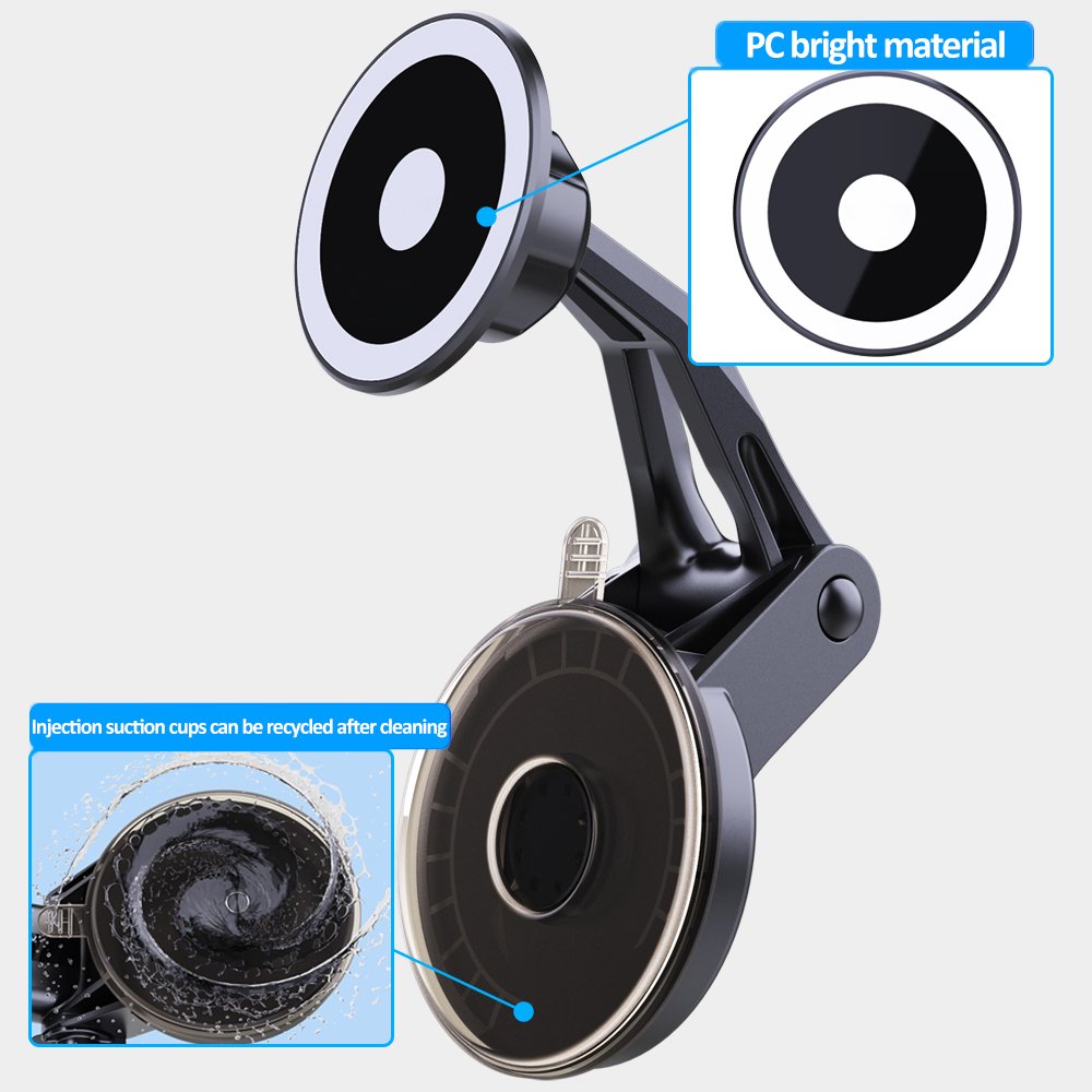 Car Cellphone Mount 360 Degree Rotating Universal Phone Stand Car Home Magnetic Cell Mobile Phone Holder for iphone