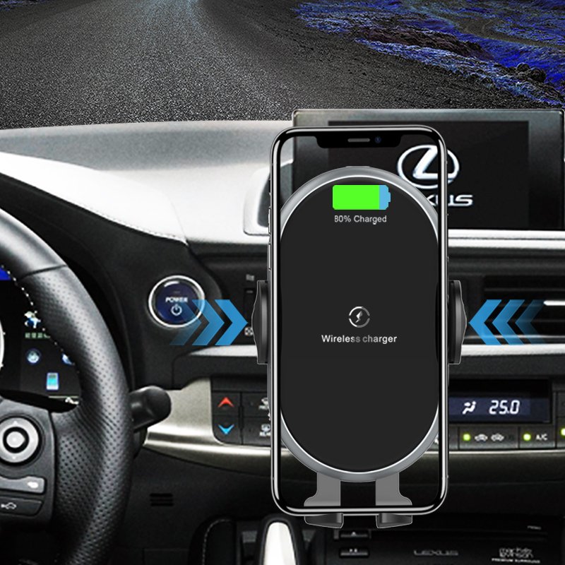 Factory Directly Sell High Quality Fast 10W Car Wireless Charger Mount Car Wireless Charger Holder