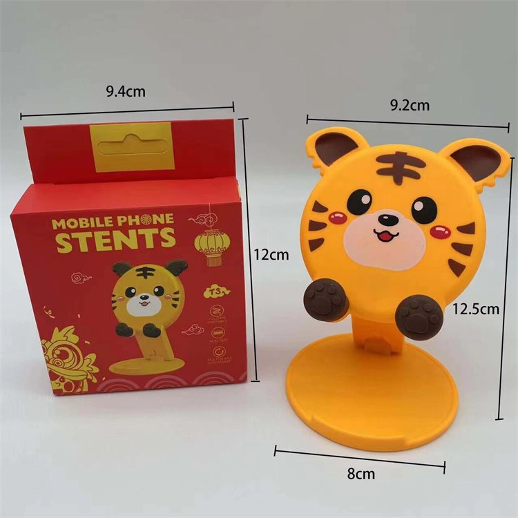 Desk Adjustable Cell Phone Stand Foldable Universal Cartoon Phone Holder For All Mobile Smart Phone Tablet