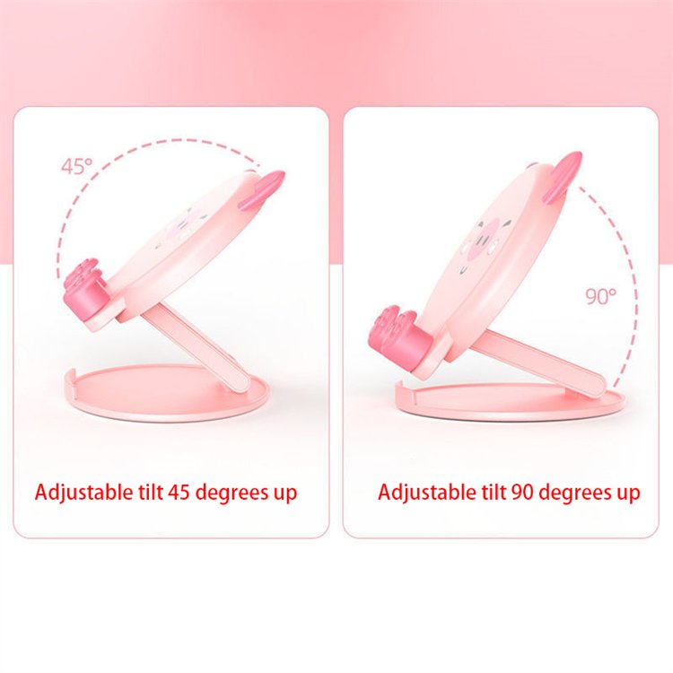Desk Adjustable Cell Phone Stand Foldable Universal Cartoon Phone Holder For All Mobile Smart Phone Tablet