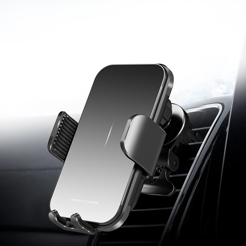 2024 New Wireless Car Charger 15 W Charging Auto-Alignment Auto-Clamping Car Phone Holder Mount iPhoneSamsung Galaxy