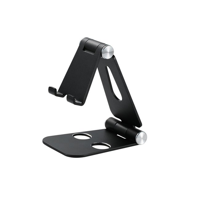 2024 New design adjustable aluminum Alloy Desk Mobile Phone Holder, Foldable table metal phone stand holder