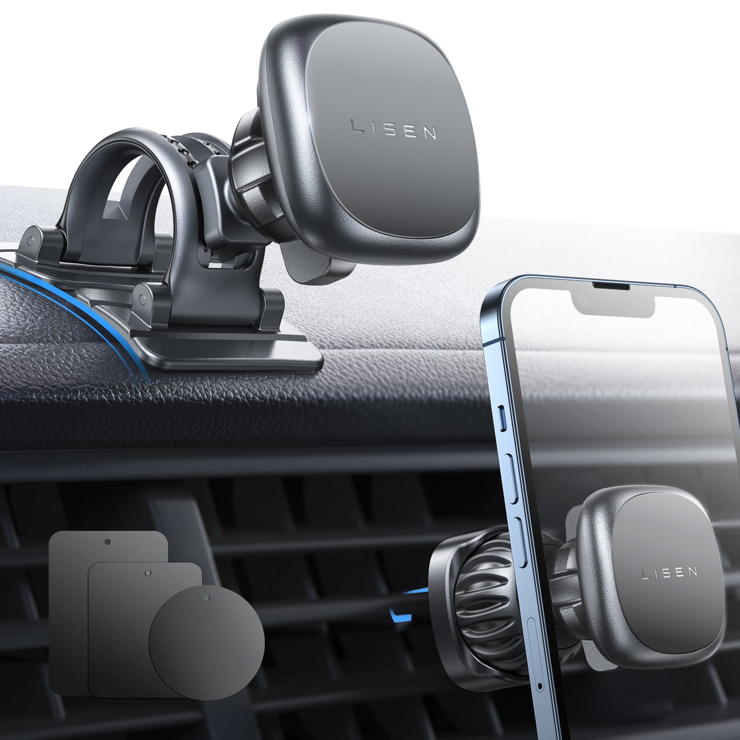 LISEN Car Phone Holder mobile phone holder air vent car mobile phone holder