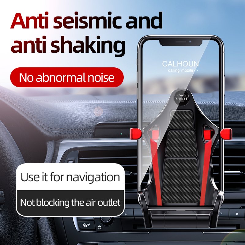 General Motors mobile phone stand 360 degrees free rotation for all phone outlet type car racing seat phone stand