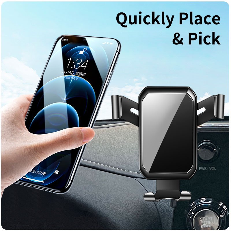 Suitable for Lexus LX600 2022-2023 Car Mobile phone car Mount Gravity ABS aluminum alloy Car product Mobile Phone Holder