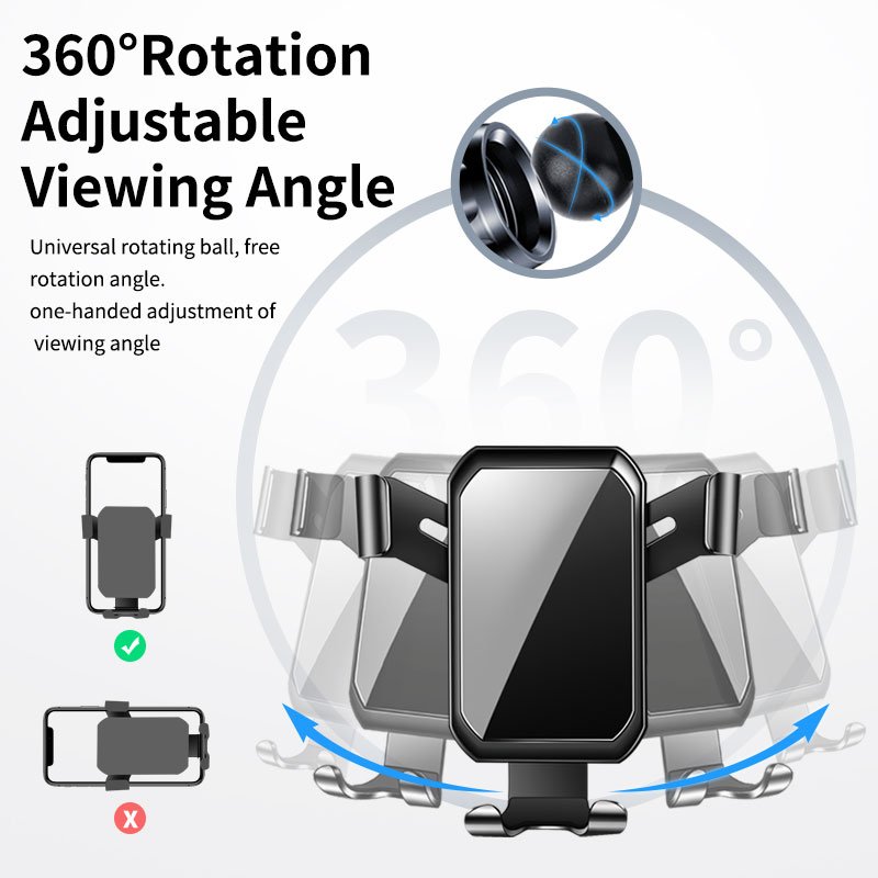Suitable for Lexus LX600 2022-2023 Car Mobile phone car Mount Gravity ABS aluminum alloy Car product Mobile Phone Holder