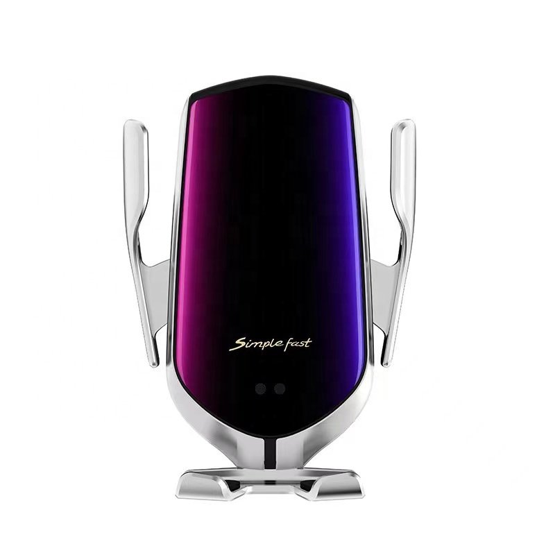 New 2 in 1 Fast Charging phone holder Q1 10W Car Wireless charger Automatic clamping Fast Car Phone Charger