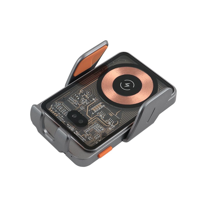 Transparent Retractable Electric Car Wireless Charger Stand Mount 15W Fast Magnetic Phone Charger with 3 head Airvent Car Holder