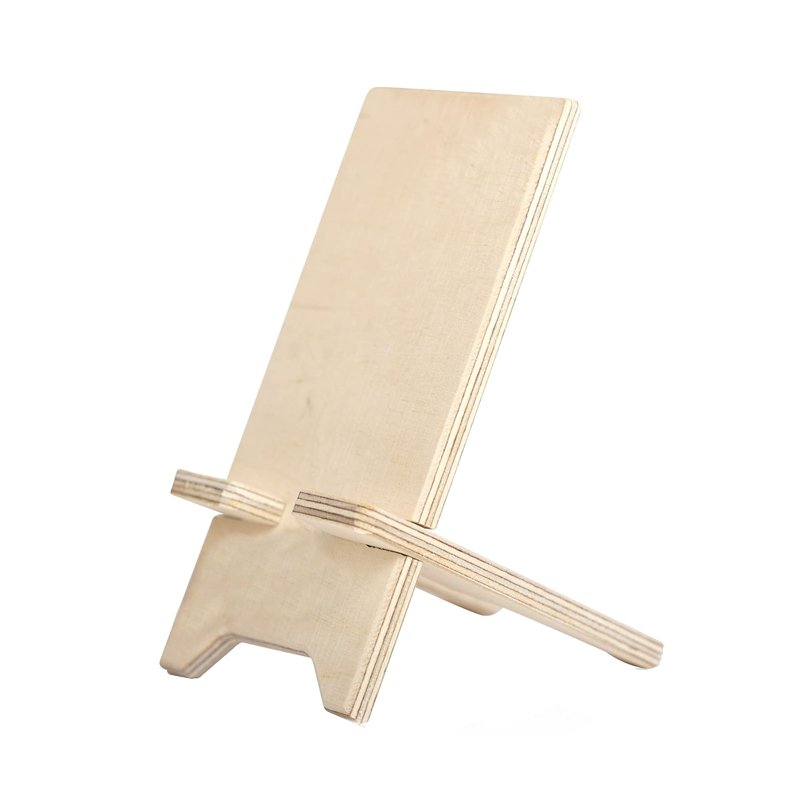 Multipurpose Desktop Bamboo Mobile Phone Stand Holder Portable Wood Standing Dock Station Display Stand for Smartphones Tablets