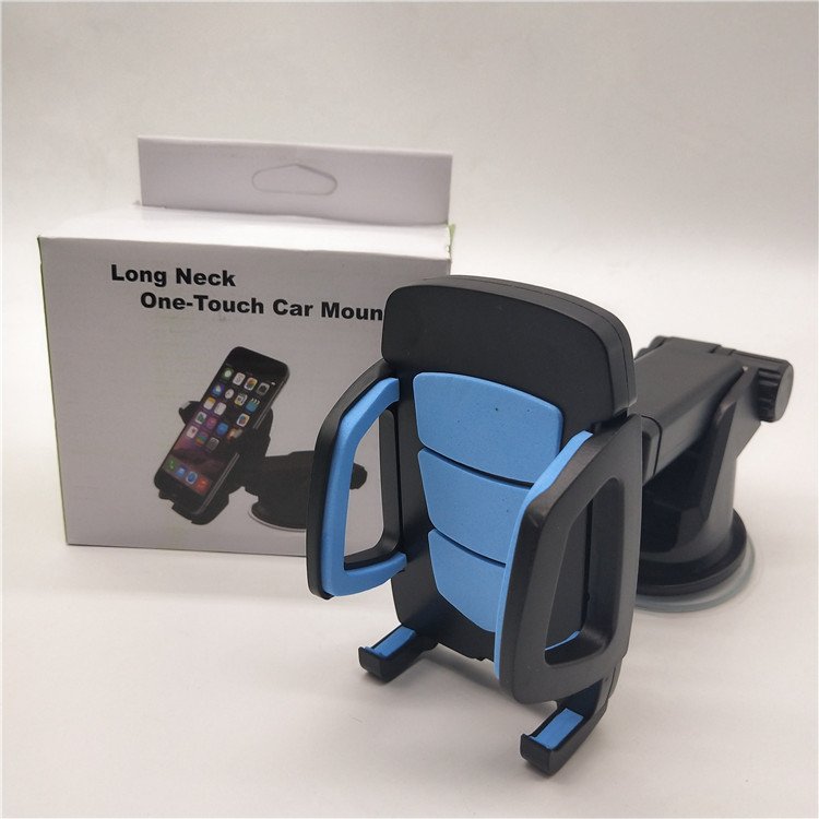 Car silicone phone holder telescopic rod suction cup dashboard glass dual-use car holder