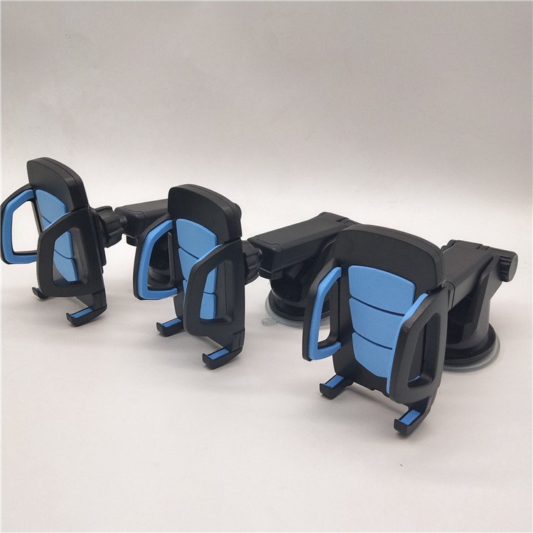Car silicone phone holder telescopic rod suction cup dashboard glass dual-use car holder