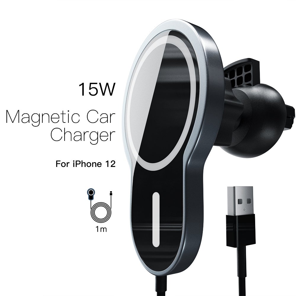 2024 Hot Sale Magnet Wireless Car Charger Mobile Phone Holder Car Charger