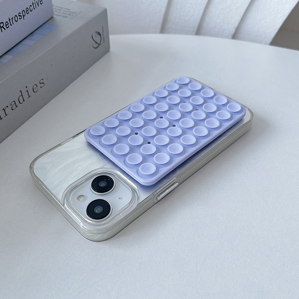 High quality Double Side Anti Slip Suction Cup Silicone Suction Mat Mobile Phone Holder Silicone sucker