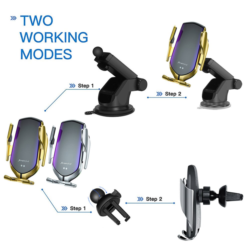 universal cheap Windshield Dashboard Suction Cup Car Air Vent Clip Mount sucker Mobile Phone Car Holder for wireless charger