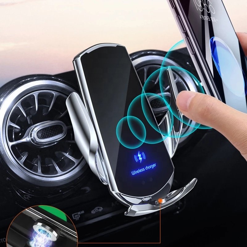 Premium Q3 15W Car Wireless phone Charger smartphone Bracket stand Air vent mount Fast Charging Auto Holder for iphone