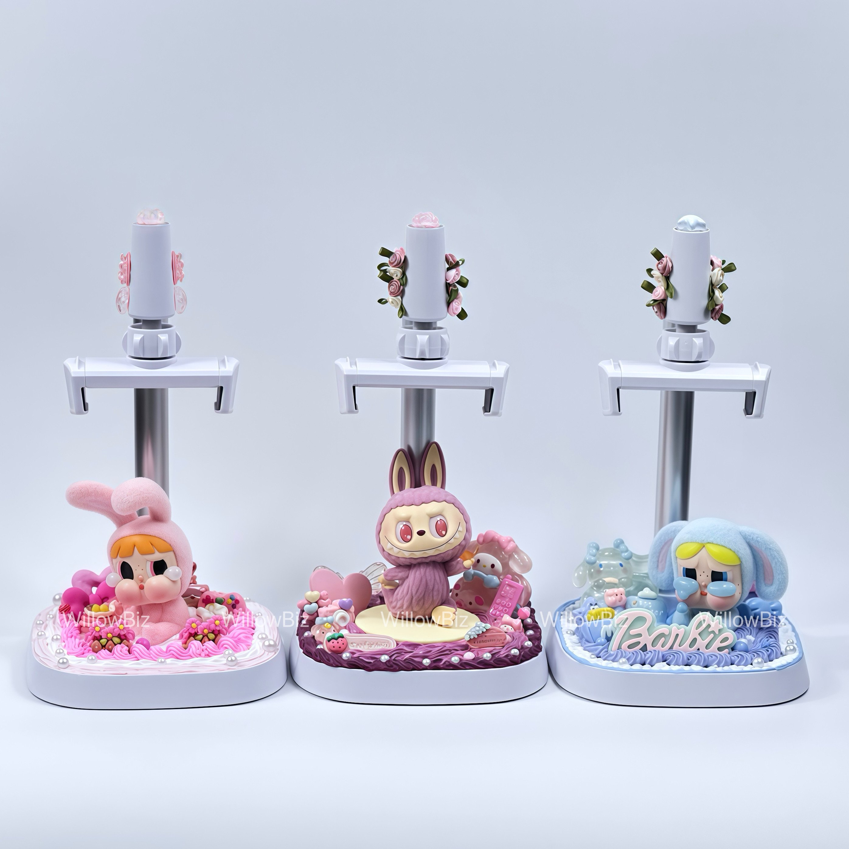 LABUBU CRY BABY POP MART MOLLY Phone Stand Phone holder Authentic charm DIY Cute Adjustable DIY Factory Strap for All Phones