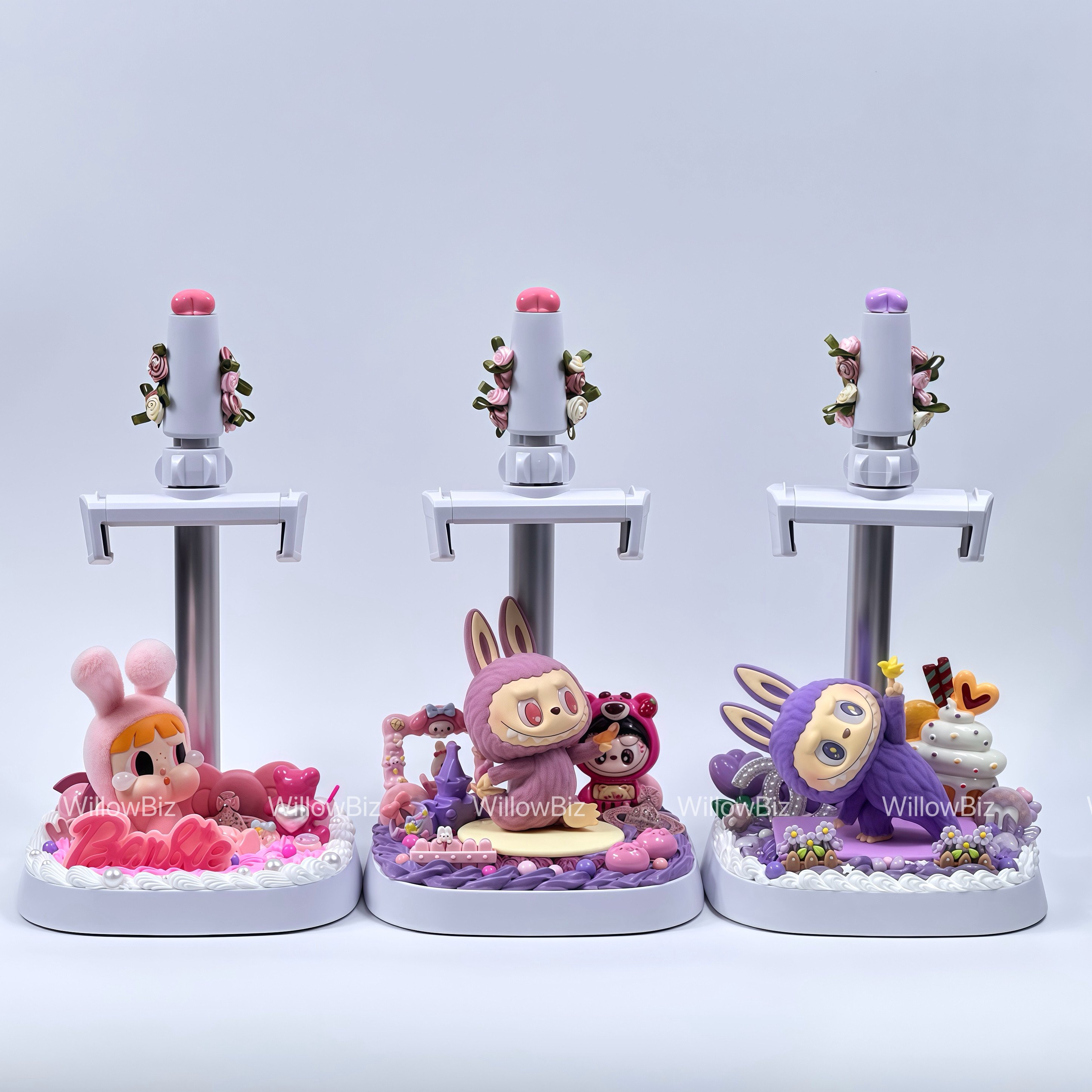 LABUBU CRY BABY POP MART MOLLY Phone Stand Phone holder Authentic charm DIY Cute Adjustable DIY Factory Strap for All Phones