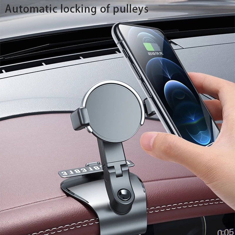 New 360 rotation Car Phone dashboard Holders for Car mobile Phone dashboard mount cellphone Compatible HUD stand bracket