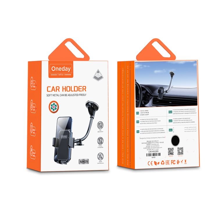 Affordable Price Oneday NH09 Windshield Suction car holder Car Windshield Long Arm Car Phone Mount Sturdy Sticky Gel Suction Cup