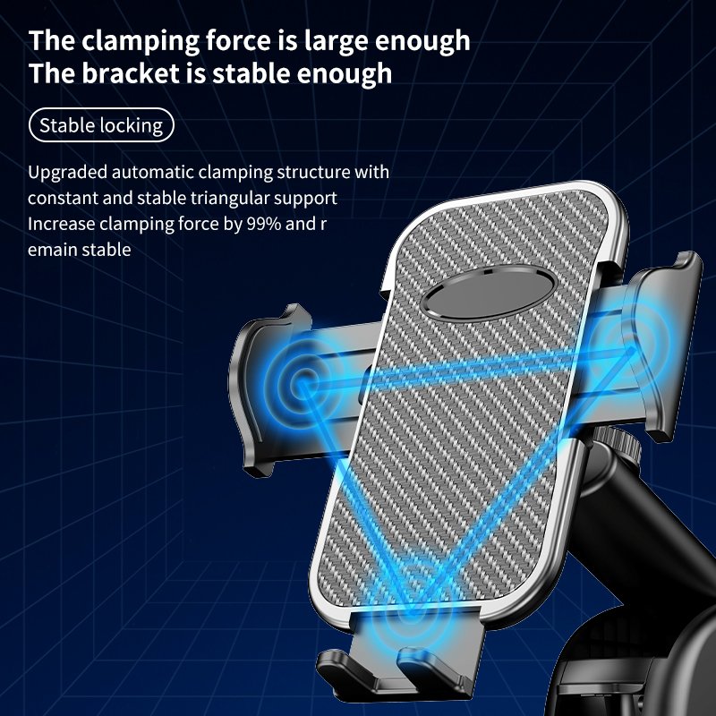 Wholesale Multi-Functional ABS Silicone Phone Holder with Suction Cup Hook Bracket Type for Car Dashboard Air Outlet or Vents