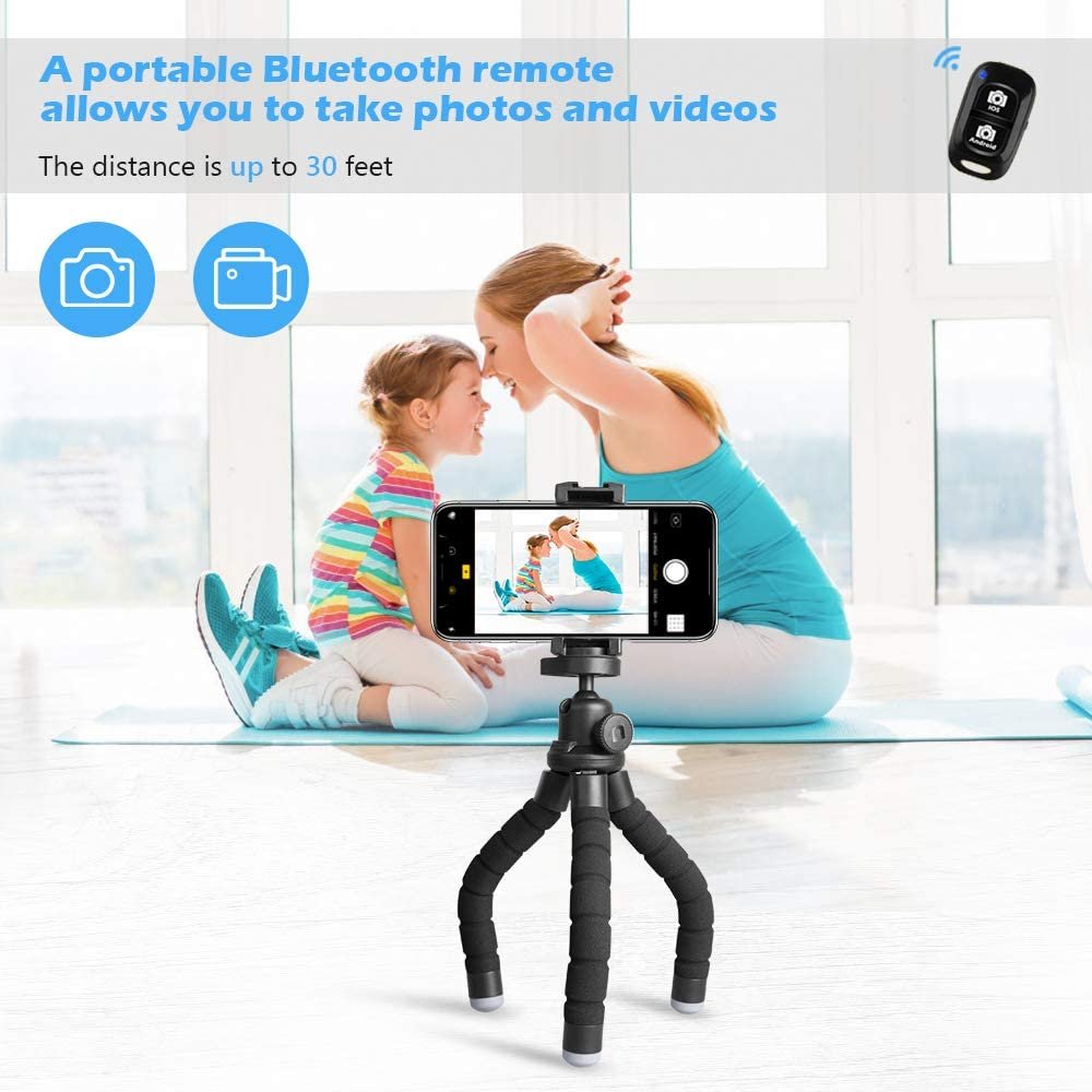 Hot sales Mini Flexible Phone Holder Smartphone Octopus Vlog Video Selfie Stick Phone Stand Tripod for Live
