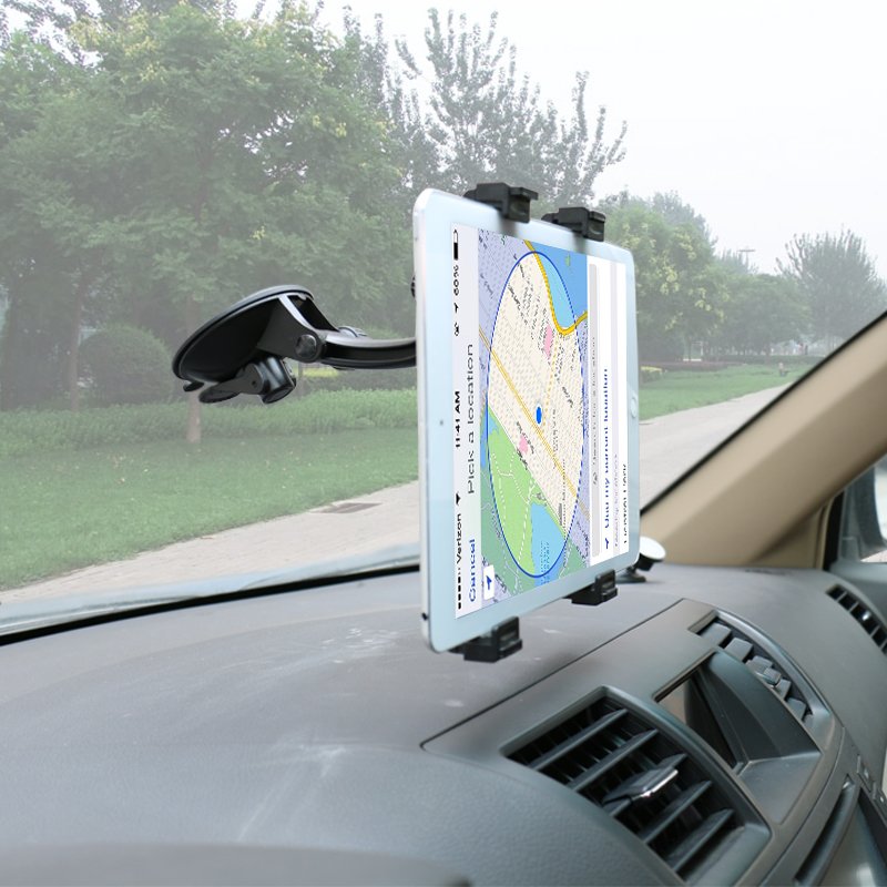 Mobile Accessories 2024 Car Phone Holder Black Suction Cup 360 Degree Rotation Car Mount Tablet Holder