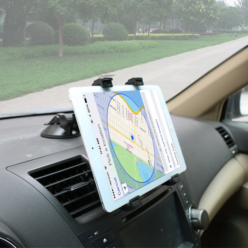 Mobile Accessories 2024 Car Phone Holder Black Suction Cup 360 Degree Rotation Car Mount Tablet Holder