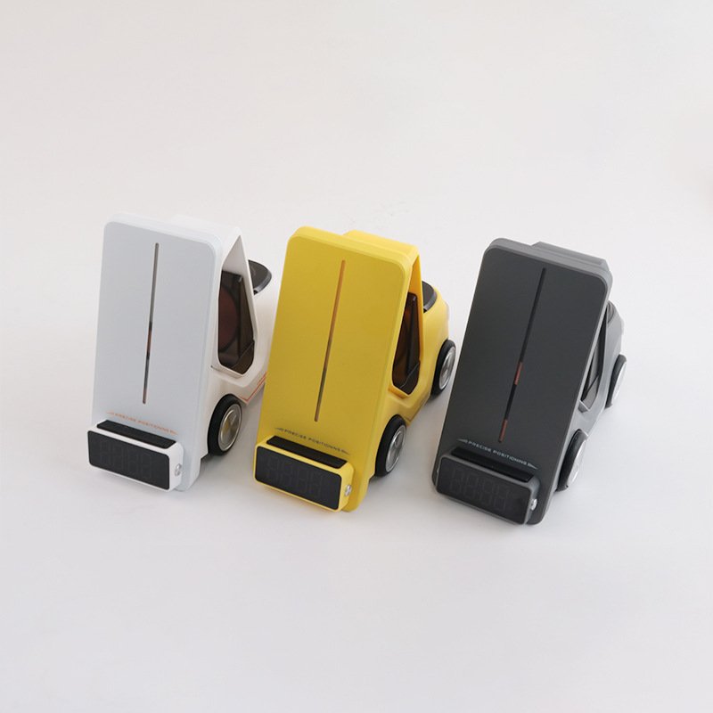 5 in 1 forklift wireless charger with led light gift mobile phone holder wireless charger for iwatch earphone