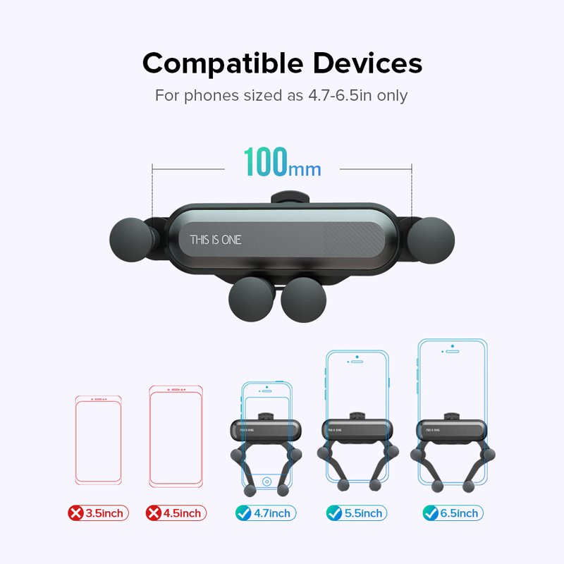 Car Gravity Bracket Air Vent Phone Holder Cartoon For Mobile Phone GPS CD Slot Mount Mobile Phone Holder for Car Charging Stand
