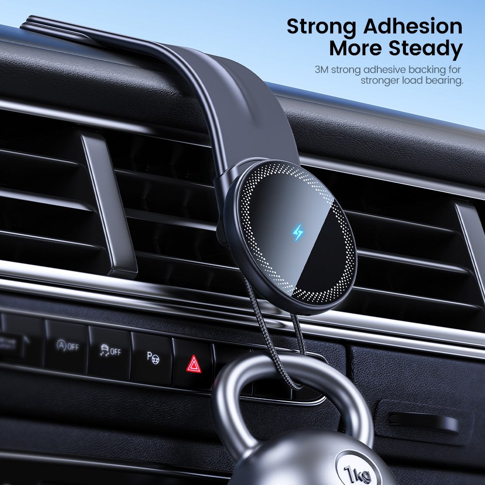 Toocki Top Fashion Car Phone Holder Wireless Charger Magnetic Wireless Charger Car Stand For Car Dashboard
