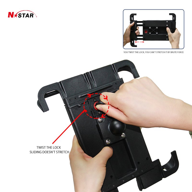 Universal Multi-Purpose Aluminum Flexible Tablet Wall Mount PC Holder Stand for car