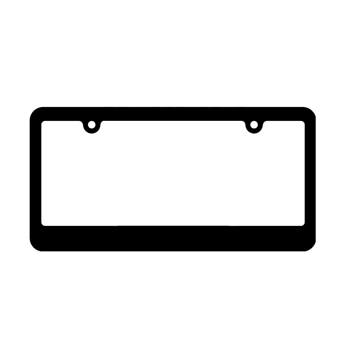 Plastic License Plate Frame Stock Cover Wholesale Black USA Car Number Plate Frame License Holder Cover license plate frame