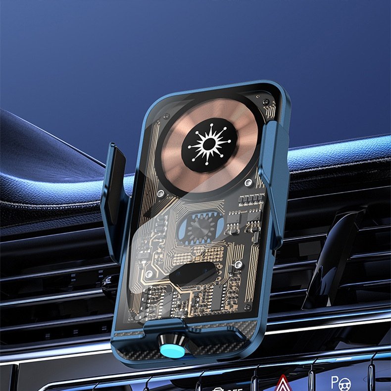2024 New 15W Wireless Car Air Outlet Cell Phone Stand Holder Car Phone Holder Wireless Charger