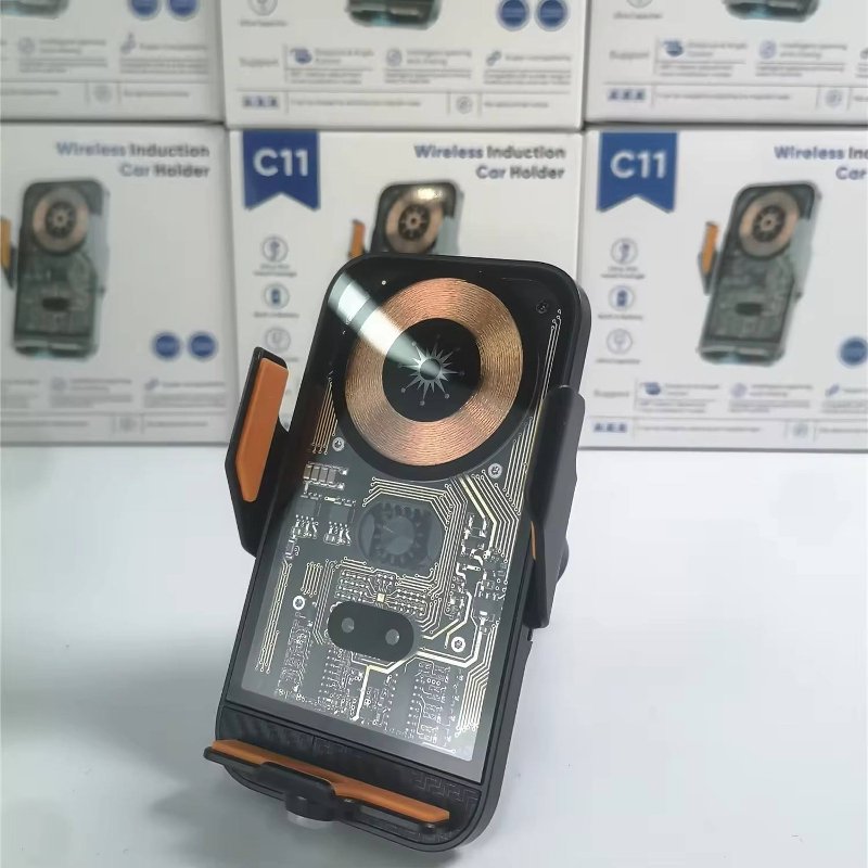 2024 New 15W Wireless Car Air Outlet Cell Phone Stand Holder Car Phone Holder Wireless Charger