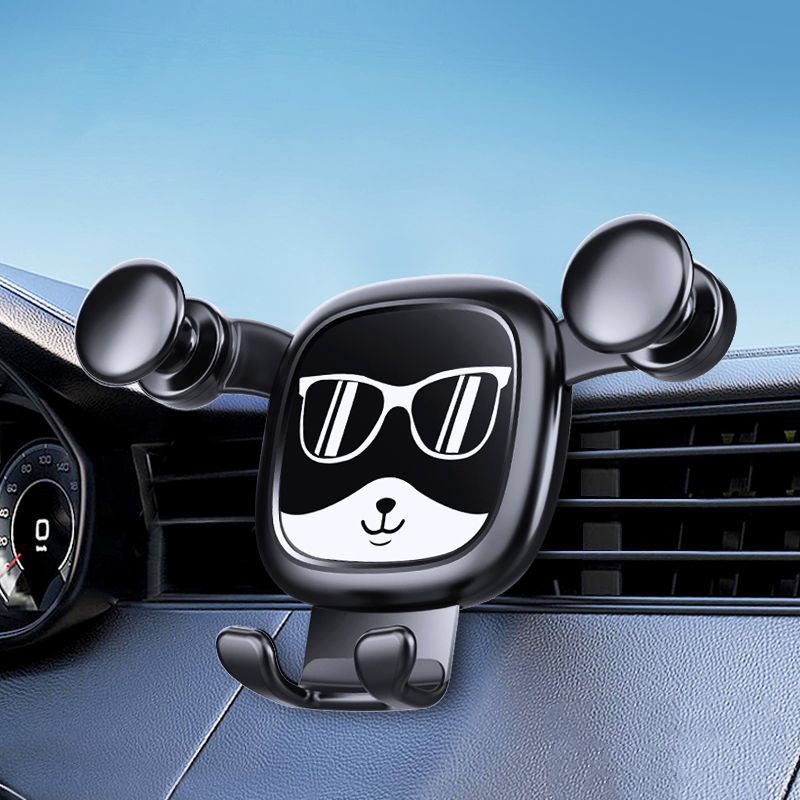 2024 new car phone holder automatic car vent phone mount gravity cartoon phone holder for car air vent