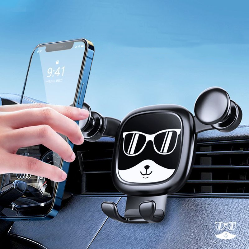 2024 new car phone holder automatic car vent phone mount gravity cartoon phone holder for car air vent