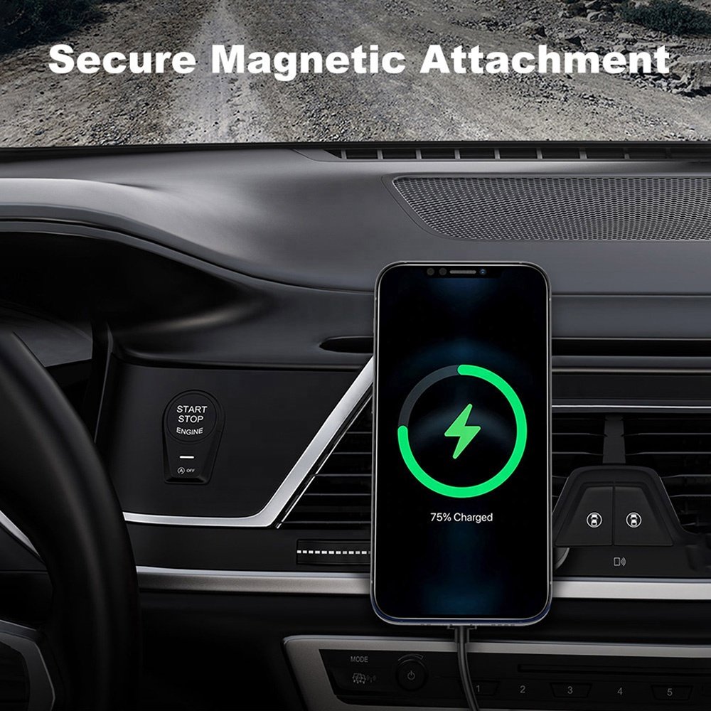 Fast Charging Magnet Air Vent Phone Holder Mount Stand Charger Station Magnetic Car Phone Holder Wireless Charger