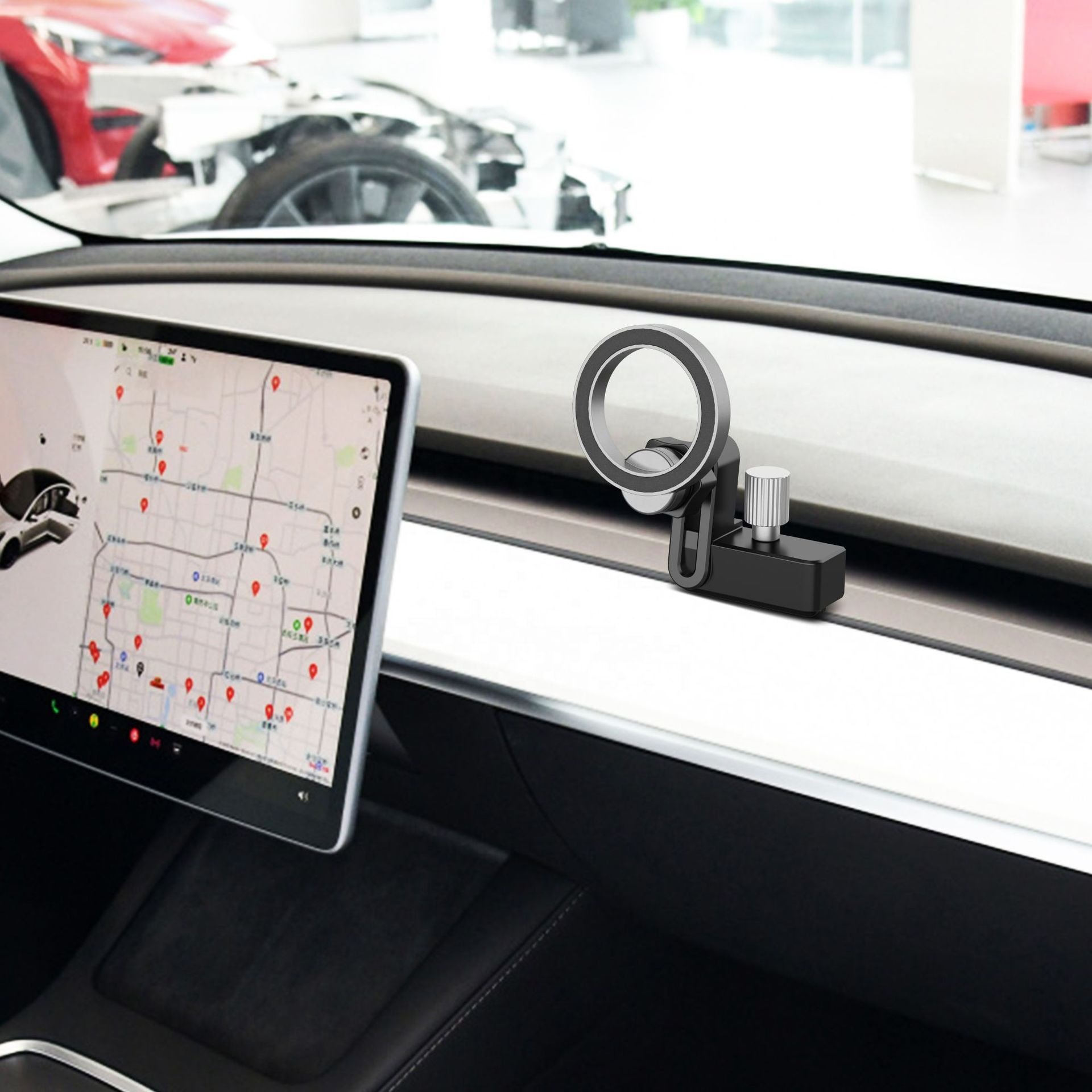 Car Interior Accessories Lossless Installation Air Outlet Magsafe Magnetic Phone Mount Holder For Tesla Model 3 Model Y