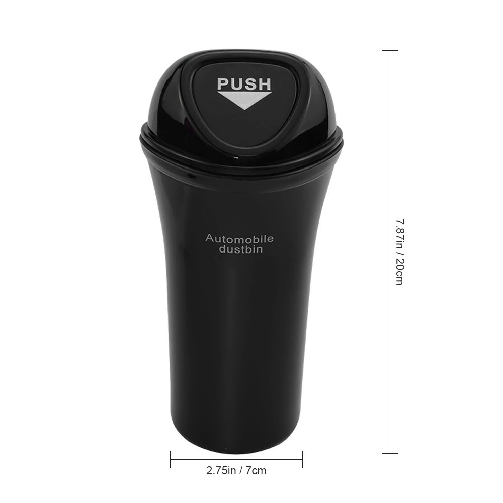 Car Trash Can Organizer Garbage Holder Automobiles Storage Bag Auto Door Seat Back Visor Trash Bin Paper Dustbin