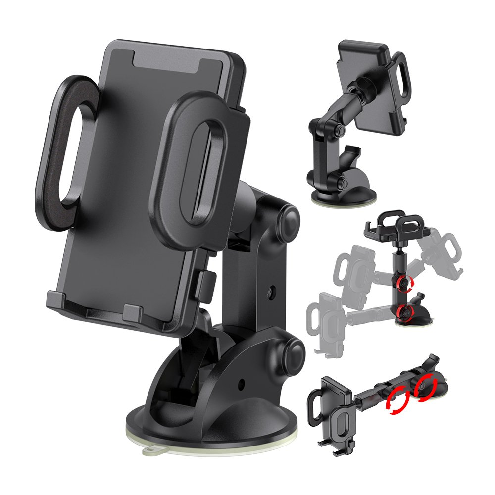 car dashboard windshield wall mount Universal Portable sticky smart phone mount Flexible car phone holder mobile car holder