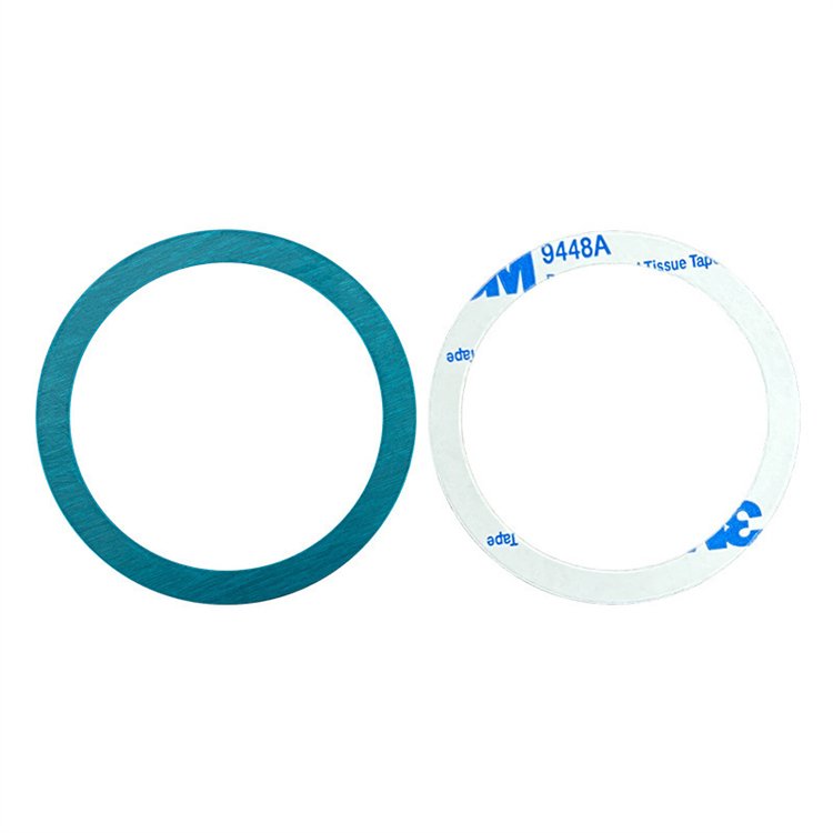 Universal wireless charging phone accessory thin metal ring magnet circle sticker patch ring for Mobile Charger